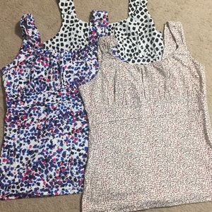 Ann Taylor Loft Empire Waist Tank Tops